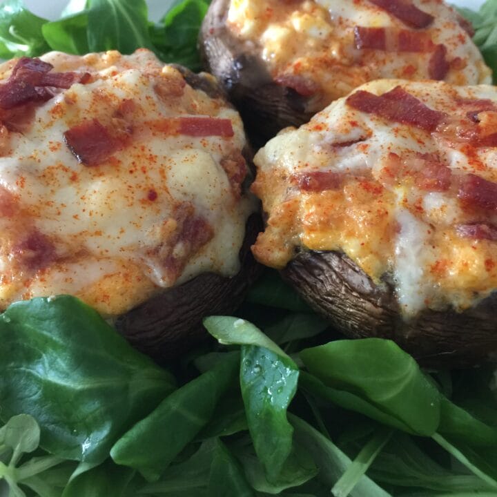 How to prepare stuffed portobello mushrooms