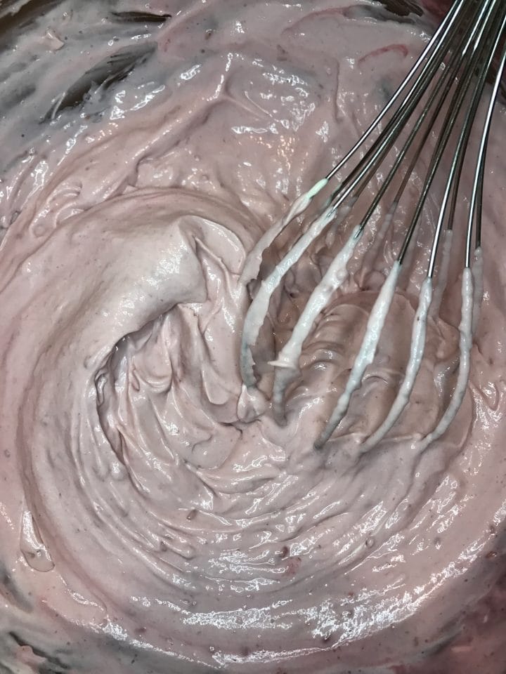 Image of cream layer mixture 