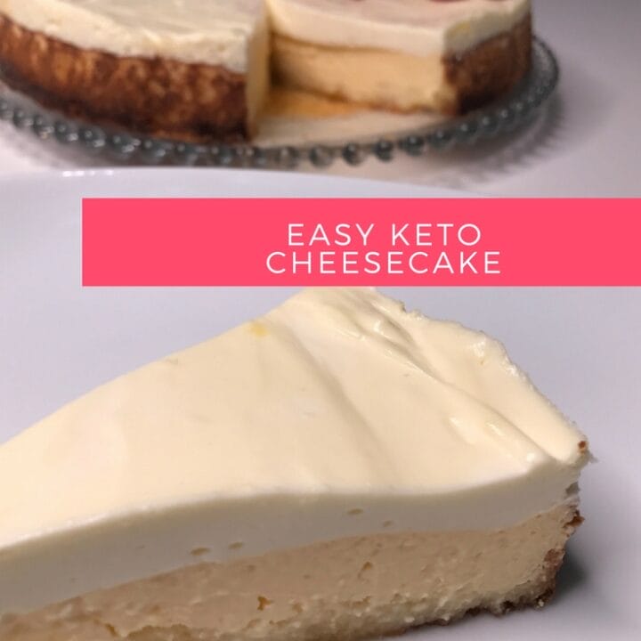 Easy keto scheesecake