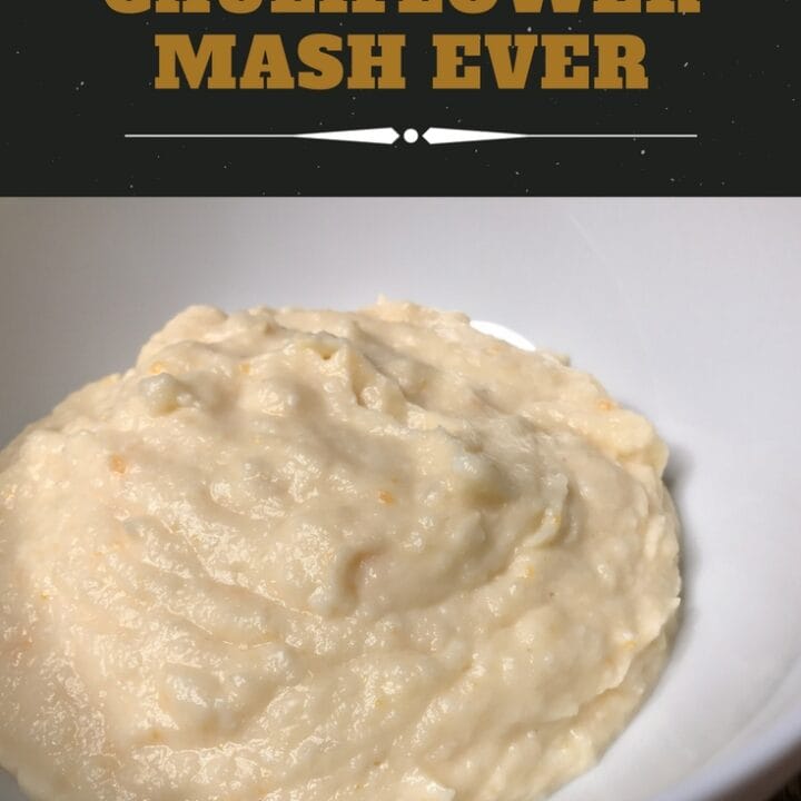 Image of the best cauliflower mash ever.