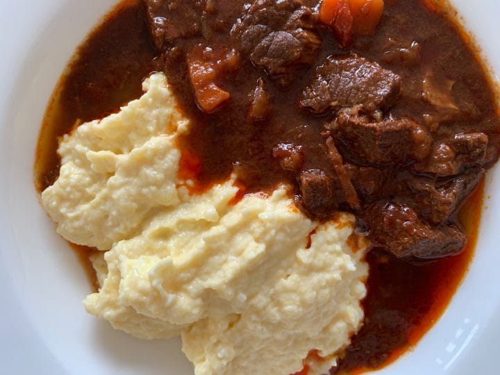 Keto goulash with beef