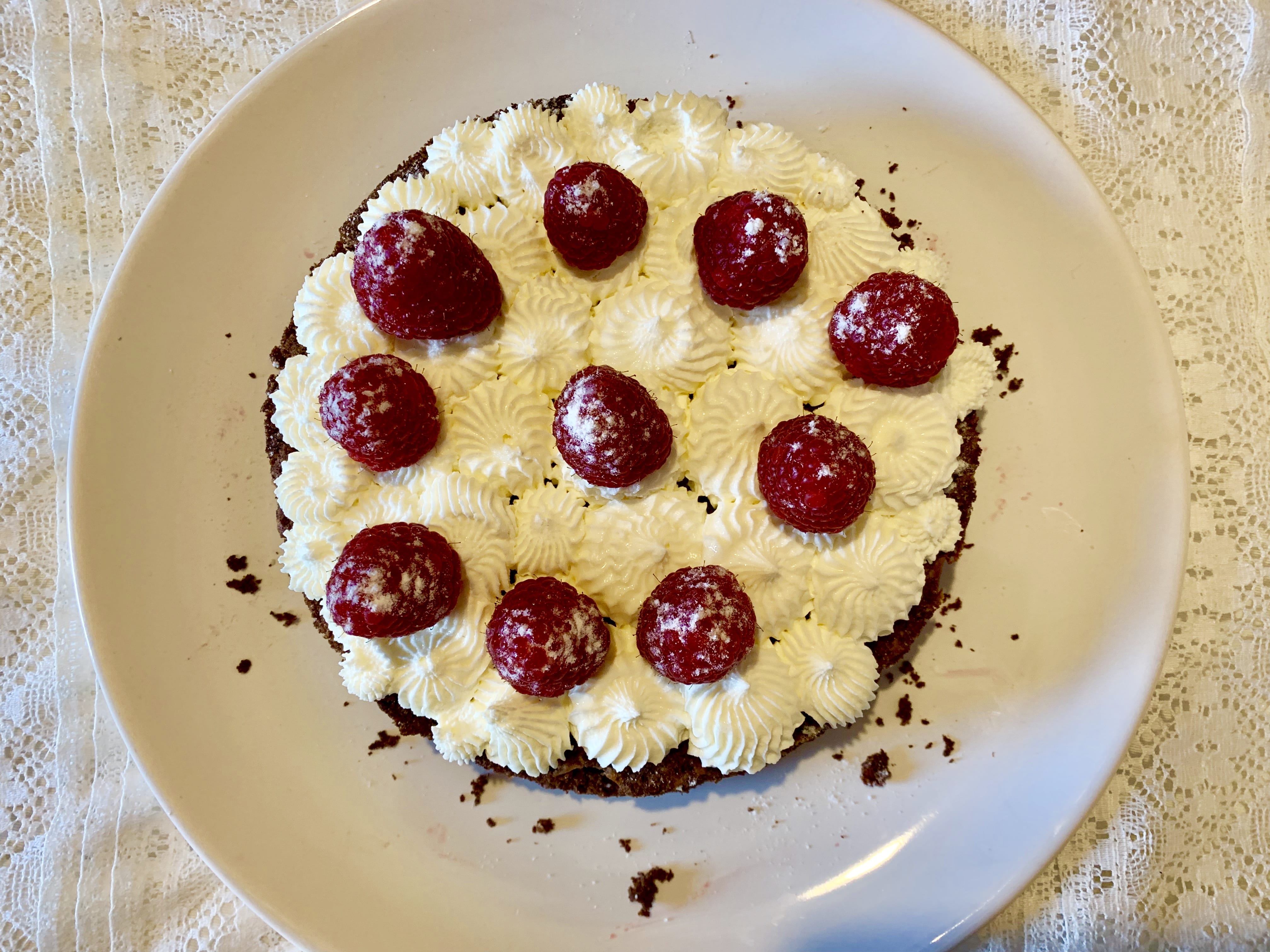 Picture of a little low carb birthday cake