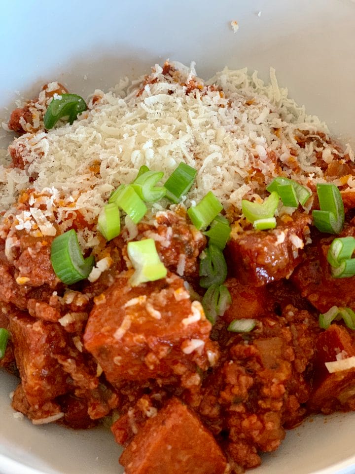 Keto Bolognese Ragu with Sausages
