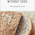 Keto bread without eggs low carb artisan bread