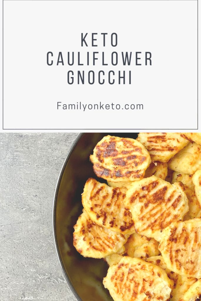 Picture of a keto cauliflower Gnocchi recipe