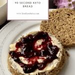 90 second keto bread without eggy taste