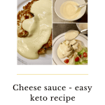Cheese sauce easy keto recipe