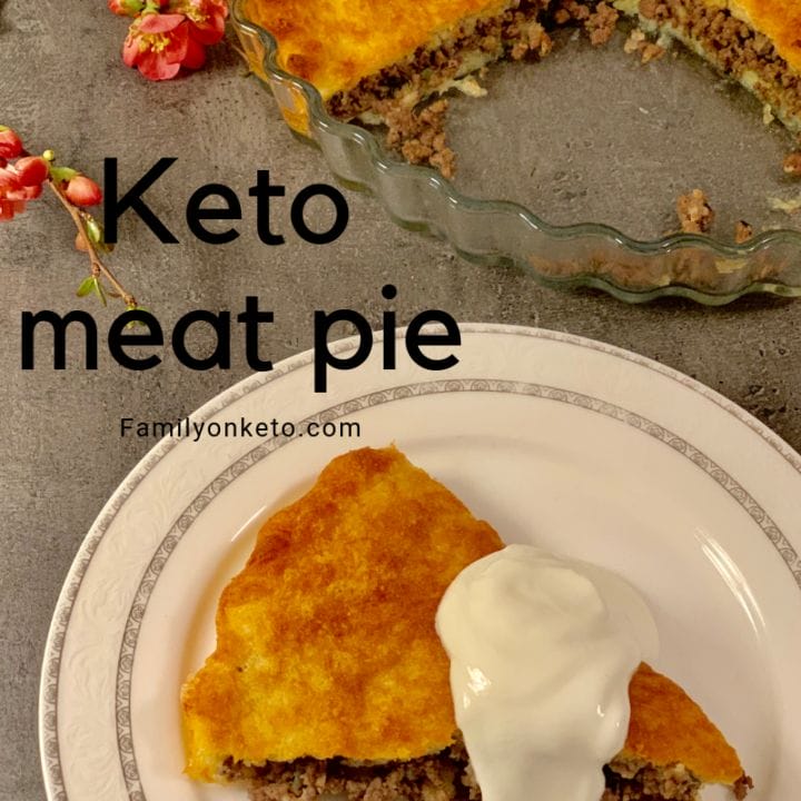 Picture of keto meat pie