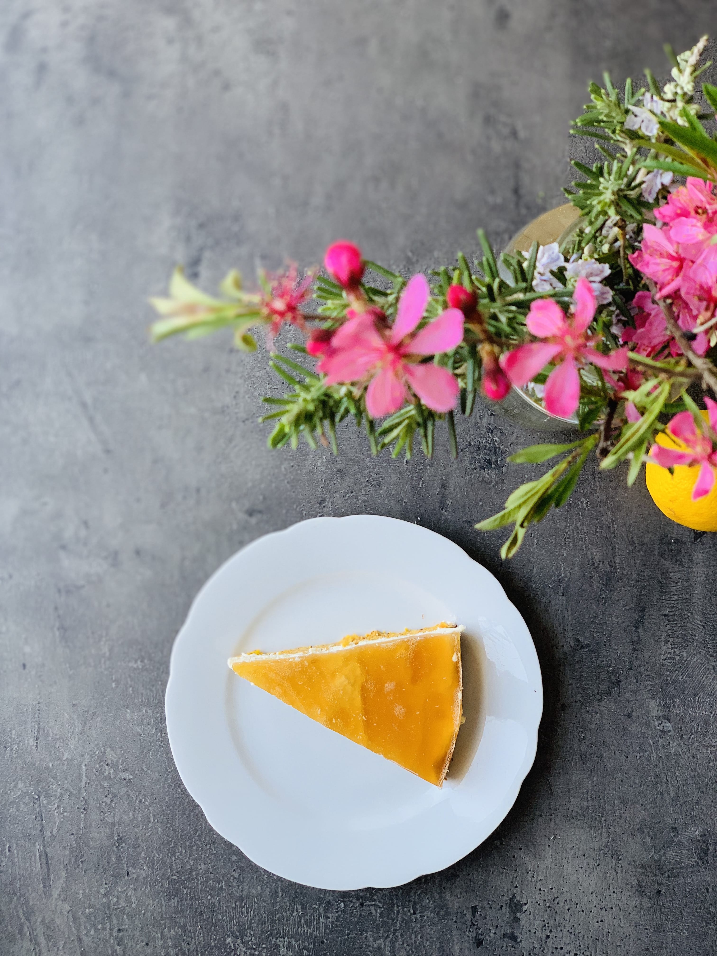Picture of gluten free keto carrot cake with keto jello