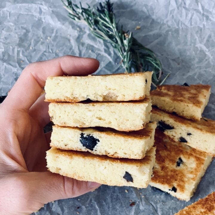 Picture of gluten free low carb focaccia keto focaccia bread