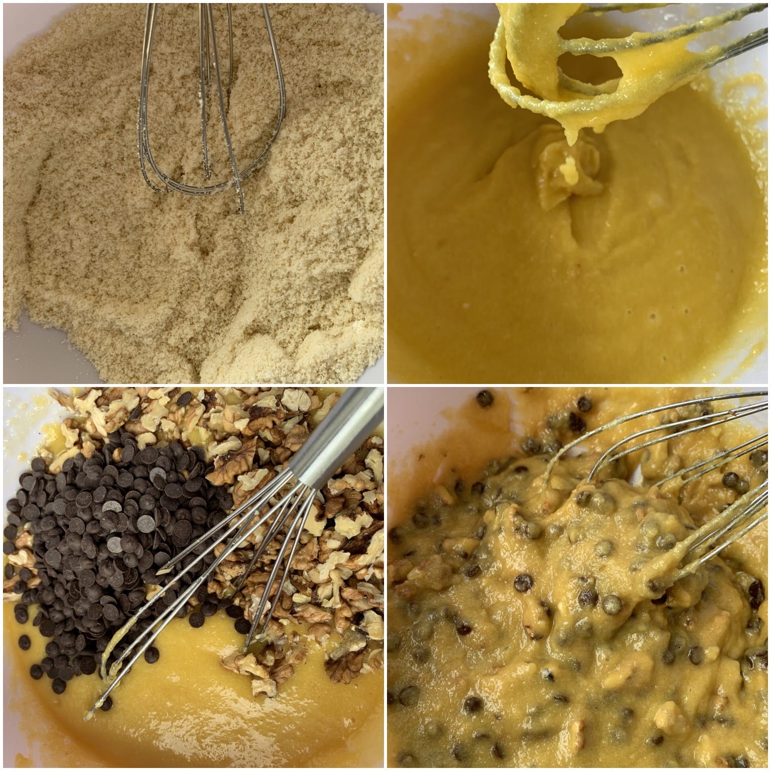 Picture of a procedure to make keto blondies 