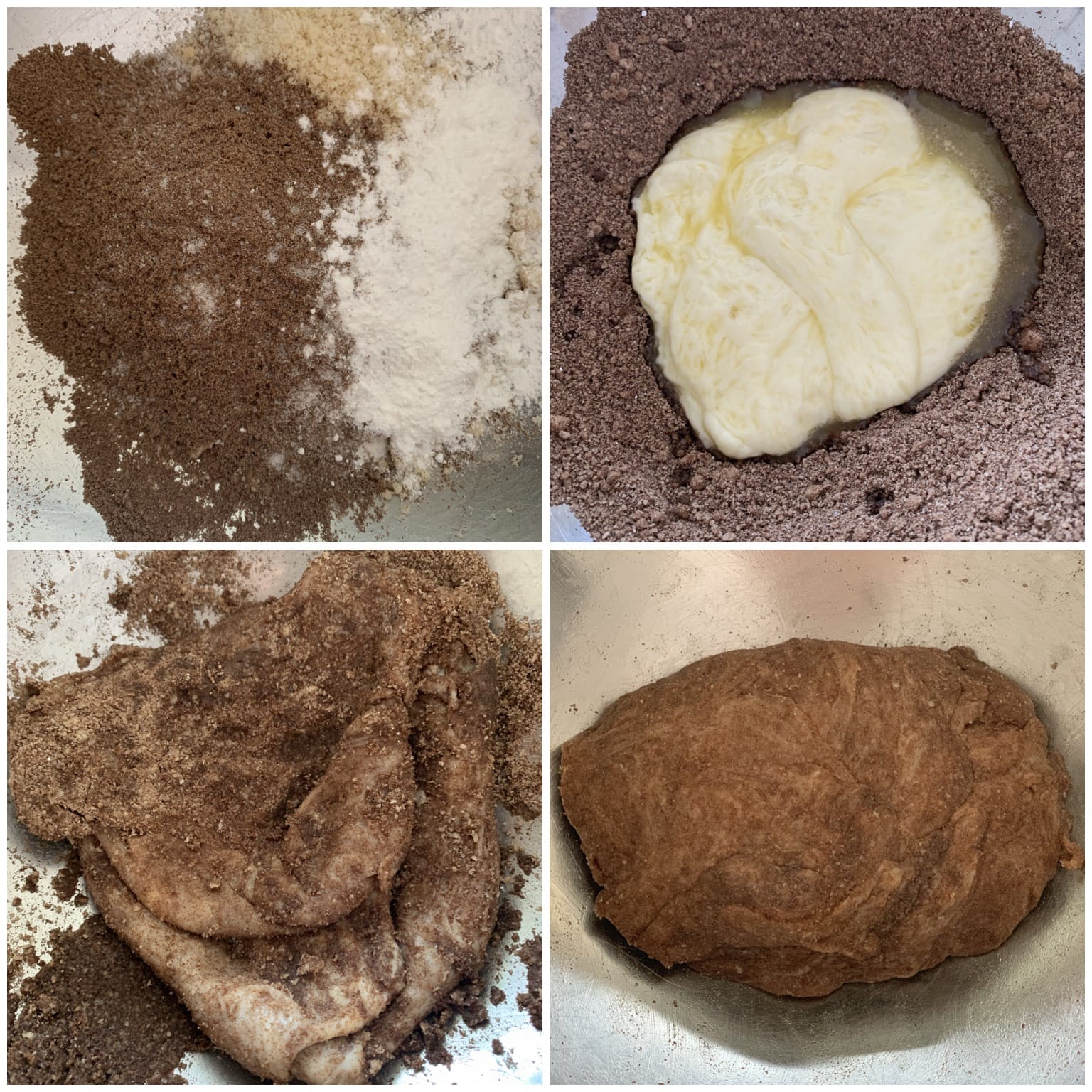Picture of a procedure to make keto ciabatta