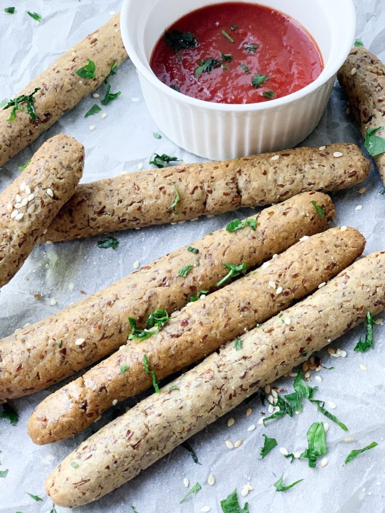 Keto breadsticks, keto grissini (no nuts, grain free) - Master recipe ...