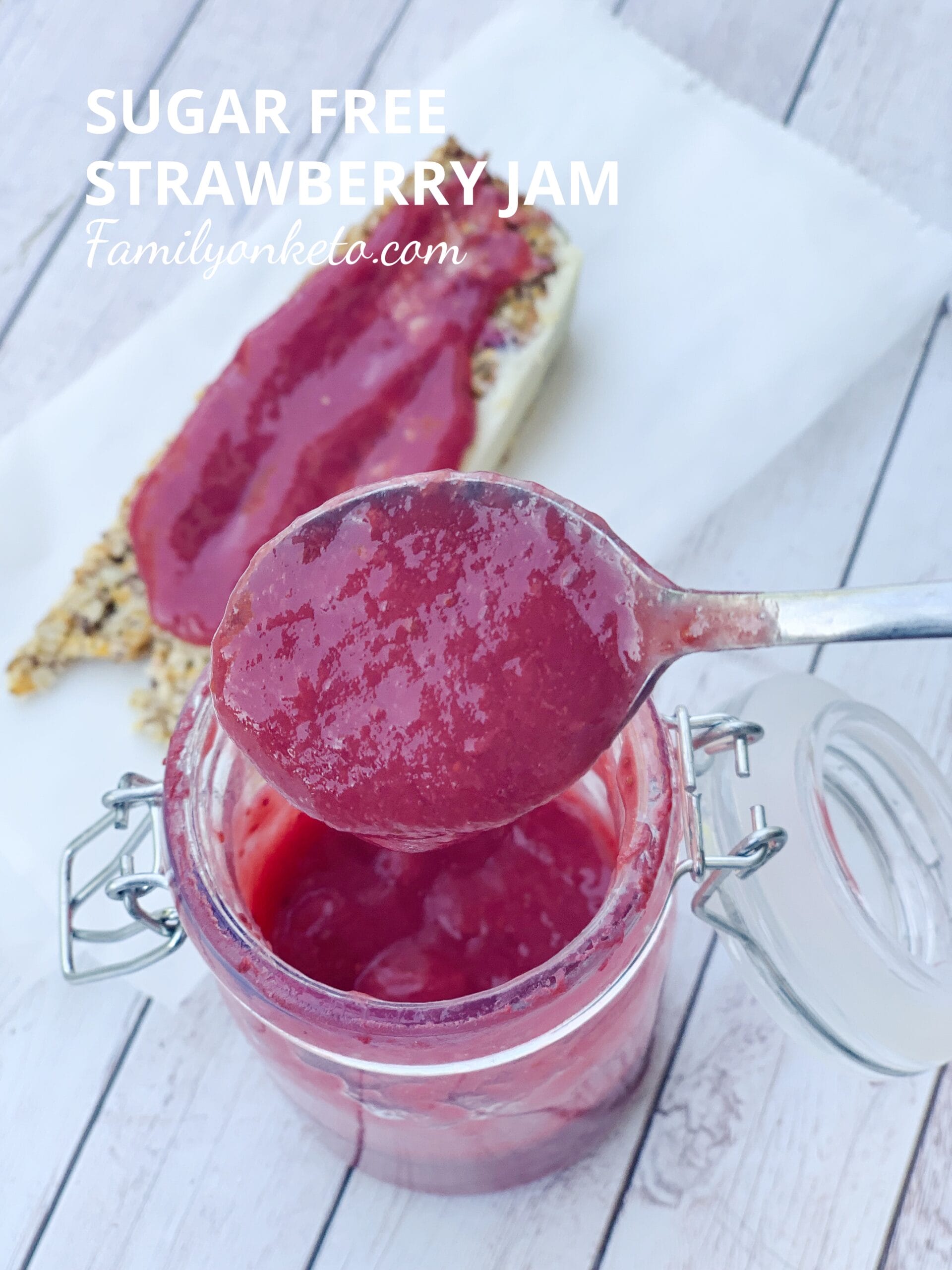 Sugar free strawberry jam Family On Keto