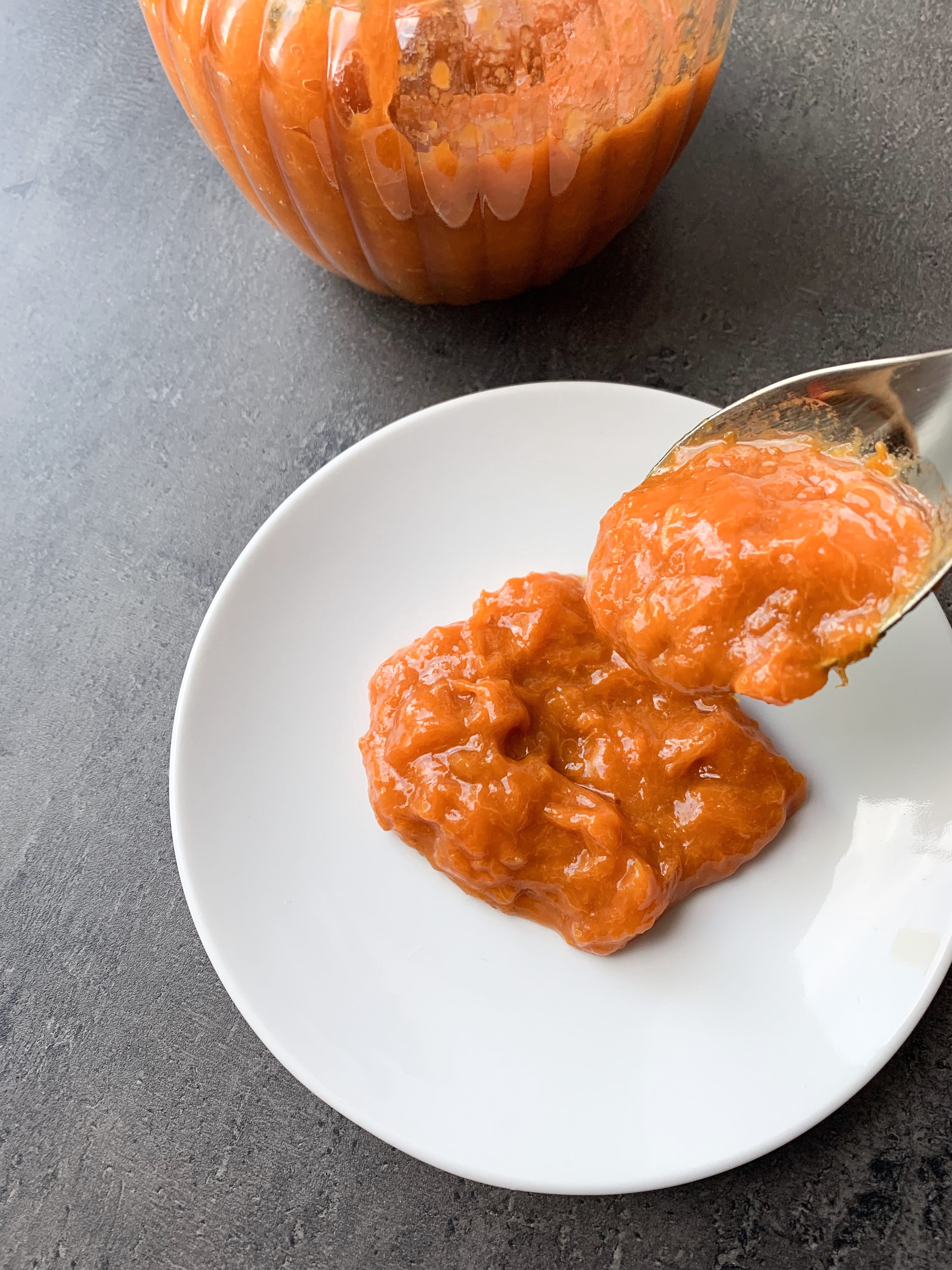 Picture of delicious keto apricot jam on a plate