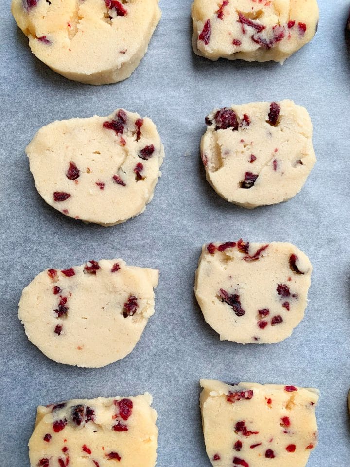 Picture of low carb slice and bake cookies