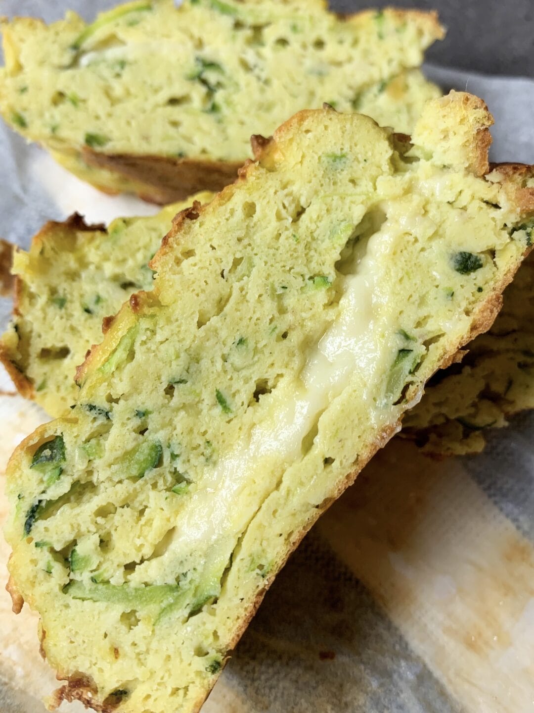 Cheesy keto zucchini bread - Family On Keto