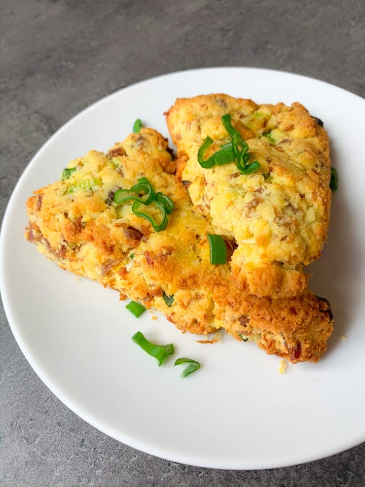 Picture of keto savory scones with ham