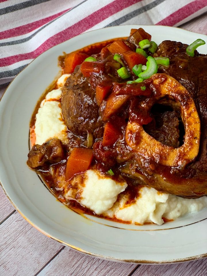 Picture of delicious low carb beef osso buco 