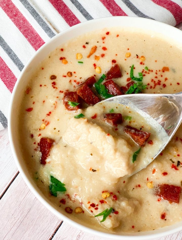 Picture of cauliflower soup recipe