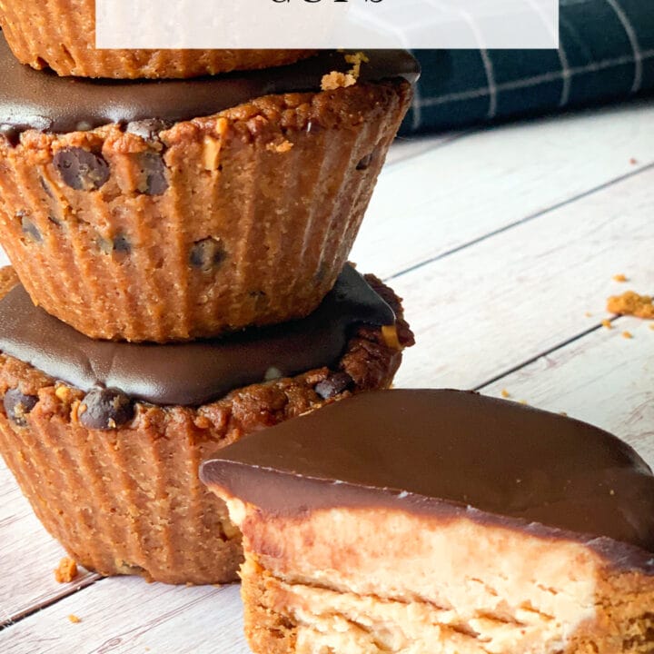 Picture of Peanut butter cookie cheesecake cups keto recipe