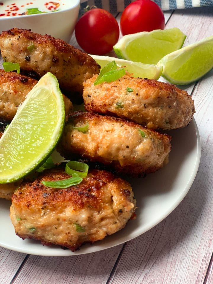 Low carb Thai fish patties