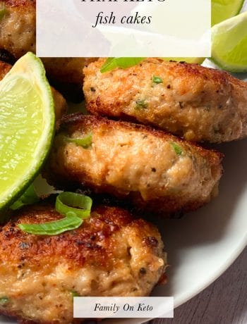 Picture of keto Thai fish cakes with shrimp