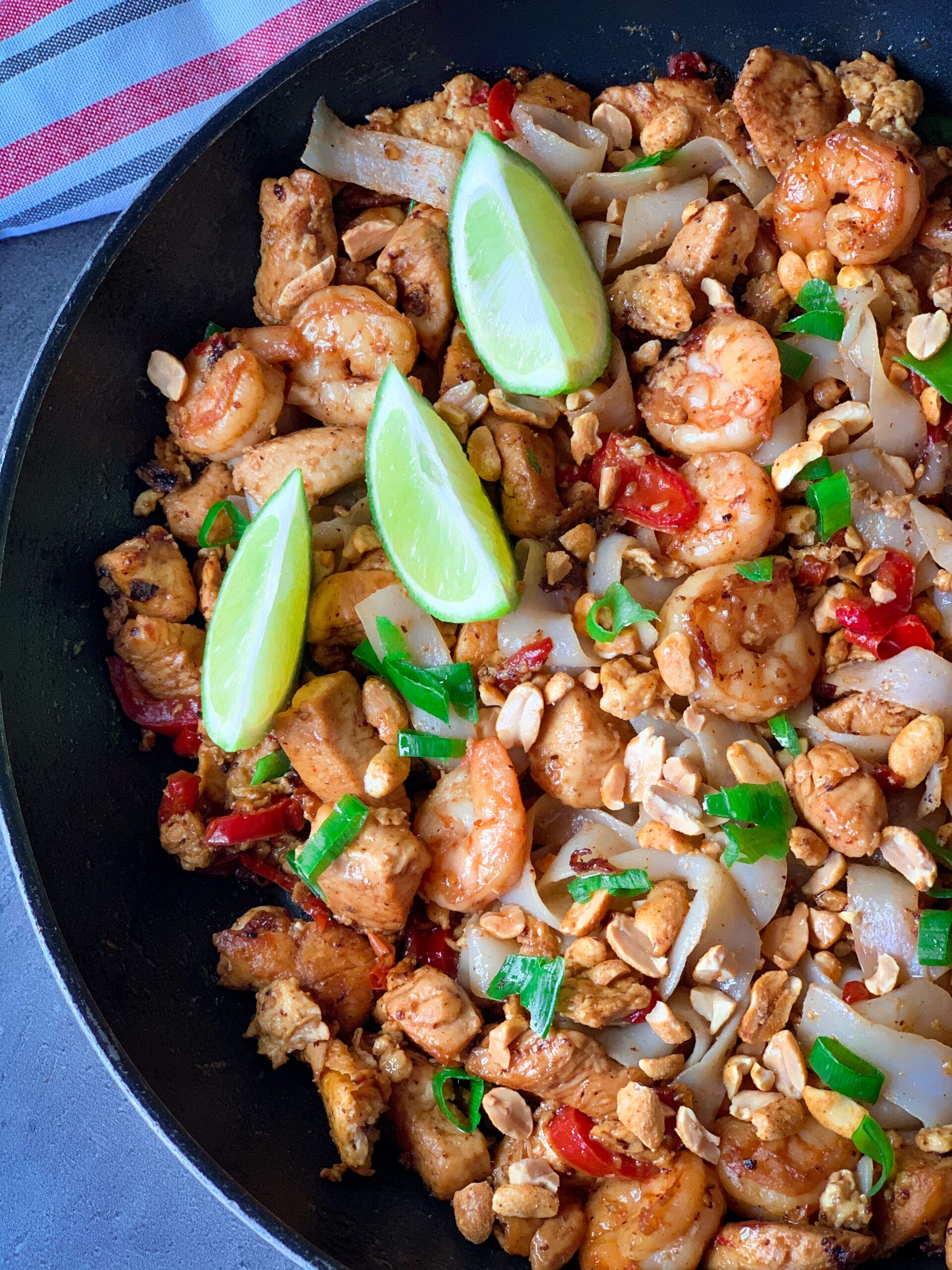 Keto Pad Thai with shirataki noodles Family On Keto