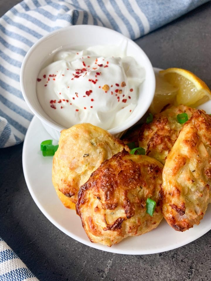 Low carb zucchini tots