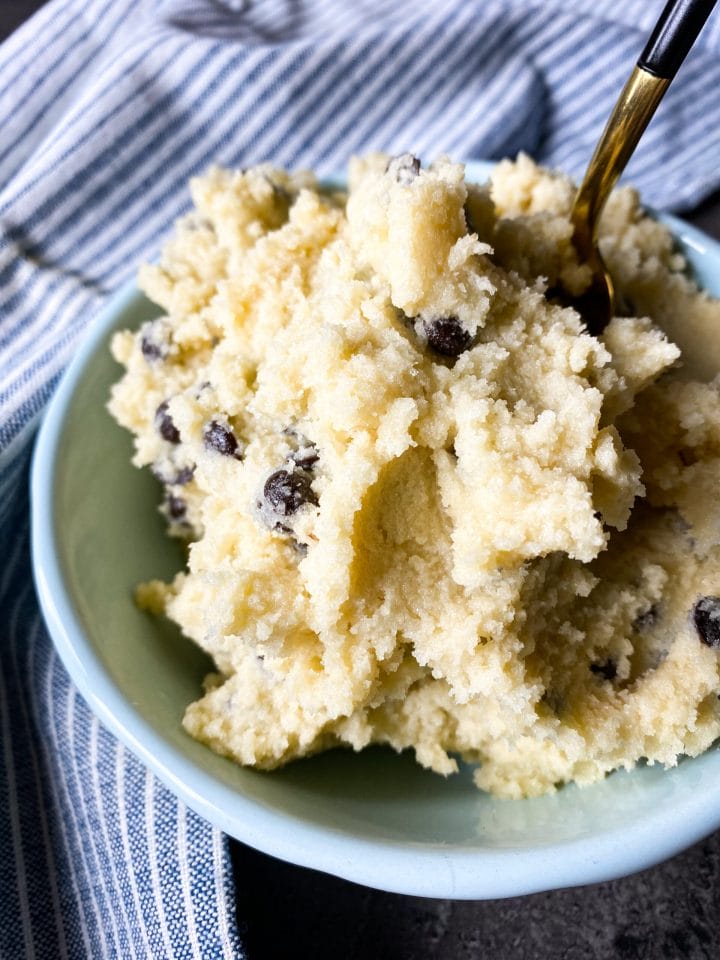 Picture of a low carb edible cookie dough