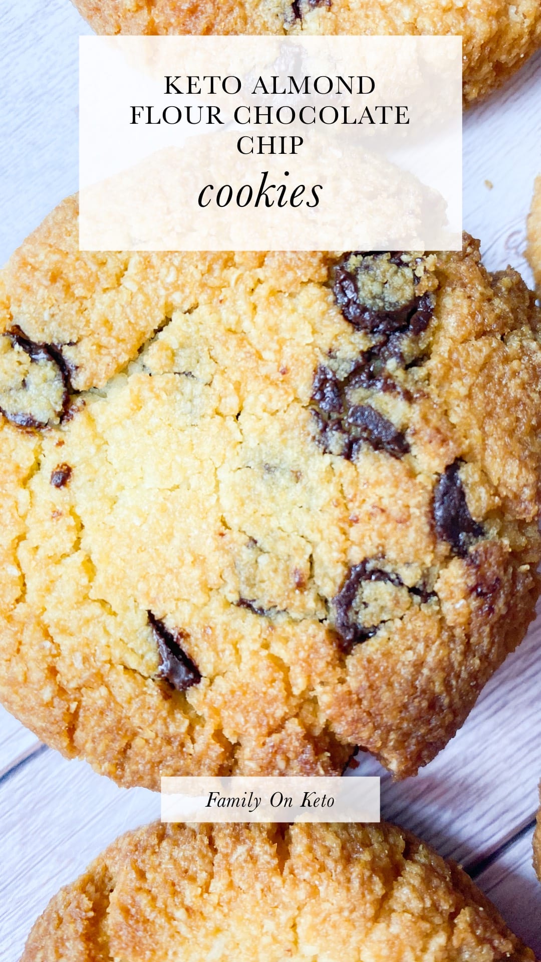 Keto almond flour chocolate chip cookies Family On Keto