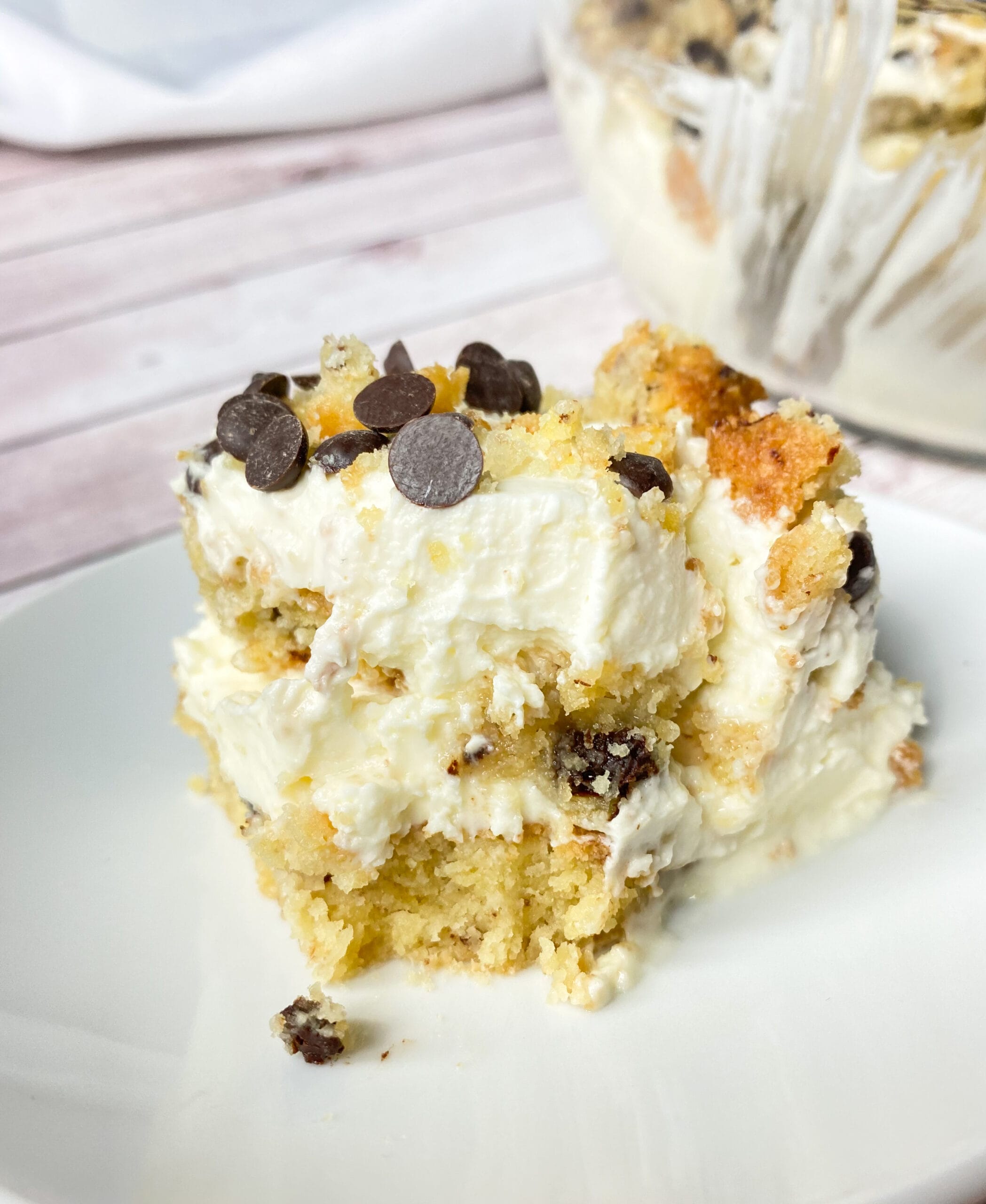 Picture of keto cookie and cream lasagna 