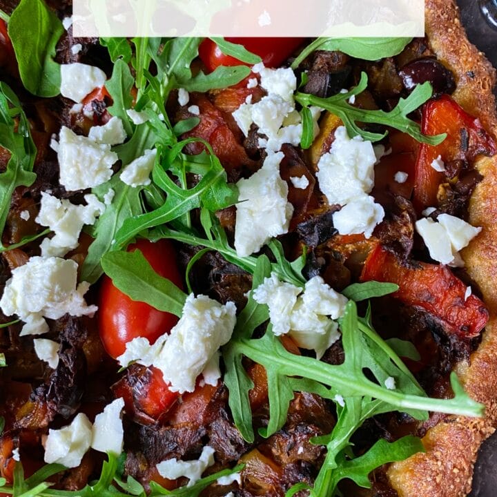 Picture of keto Mediterranean pie with vegetable