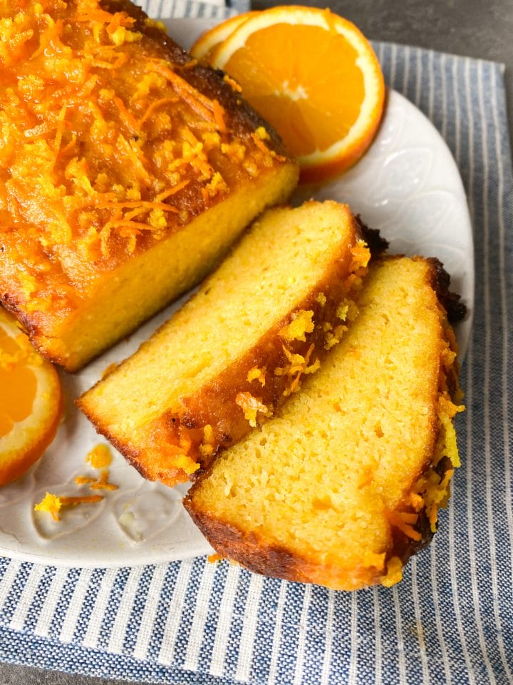 Picture of keto orange and almond loaf