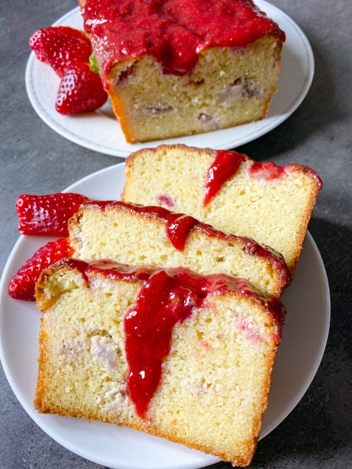 Picture of keto strawberry pound cake