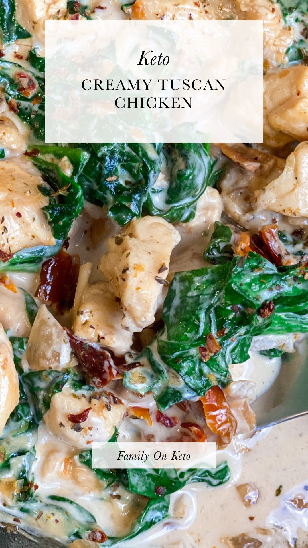 Keto Tuscan chicken - Family On Keto