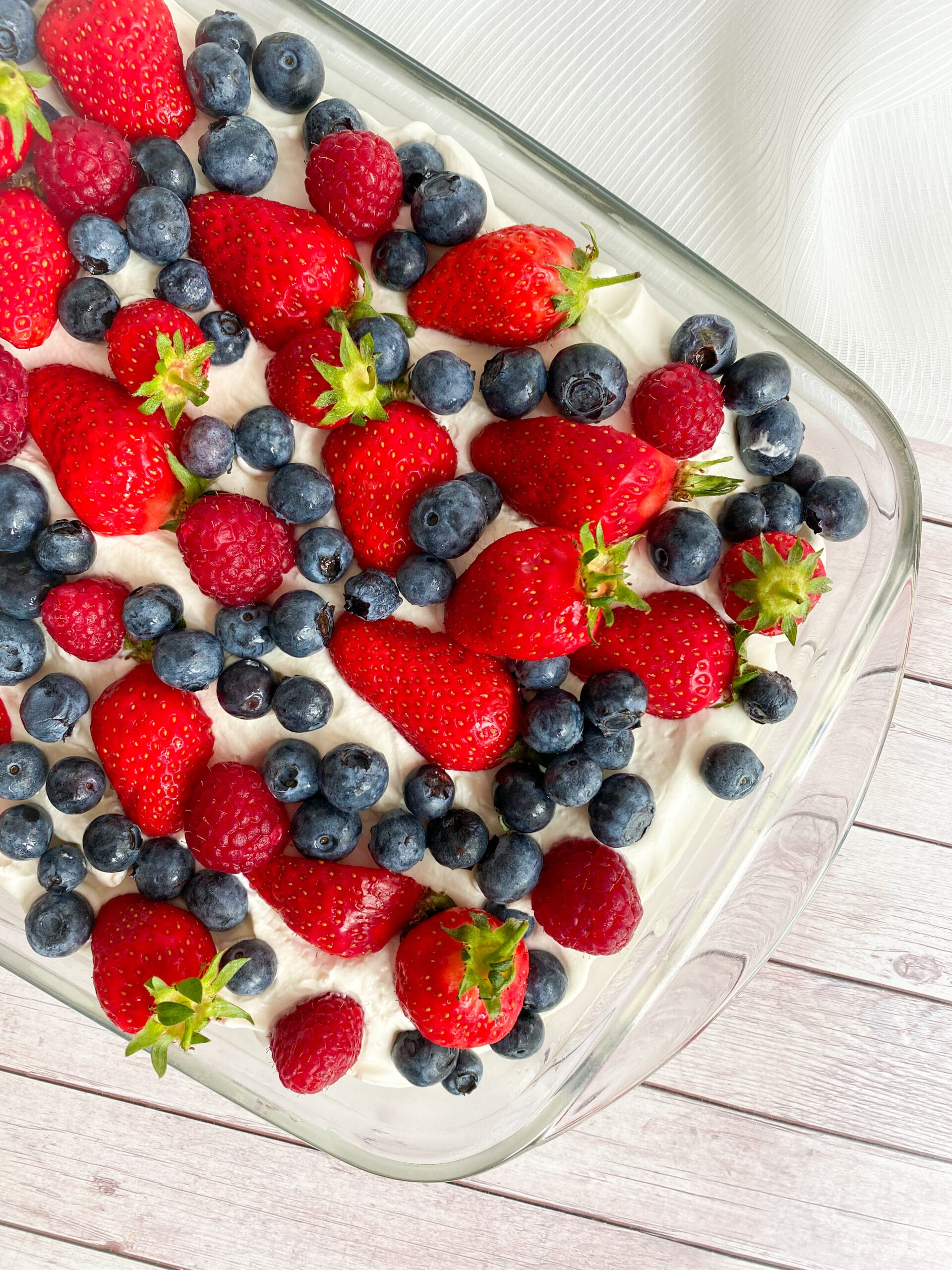 Picture of a very berry keto cake