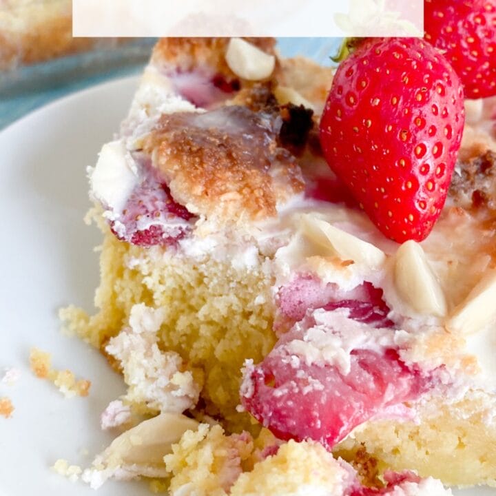 Picture of keto strawberry cream cheese coffee cake