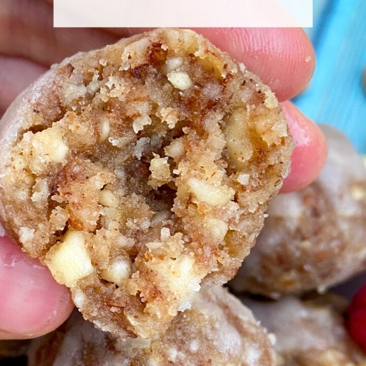 Picture of vegan keto cinnamon roll bites