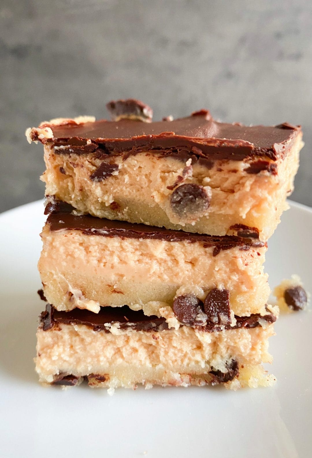 Picture of keto no bake peanut butter cheesecake bars