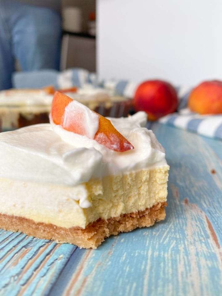 Picture of keto creamy peach pie