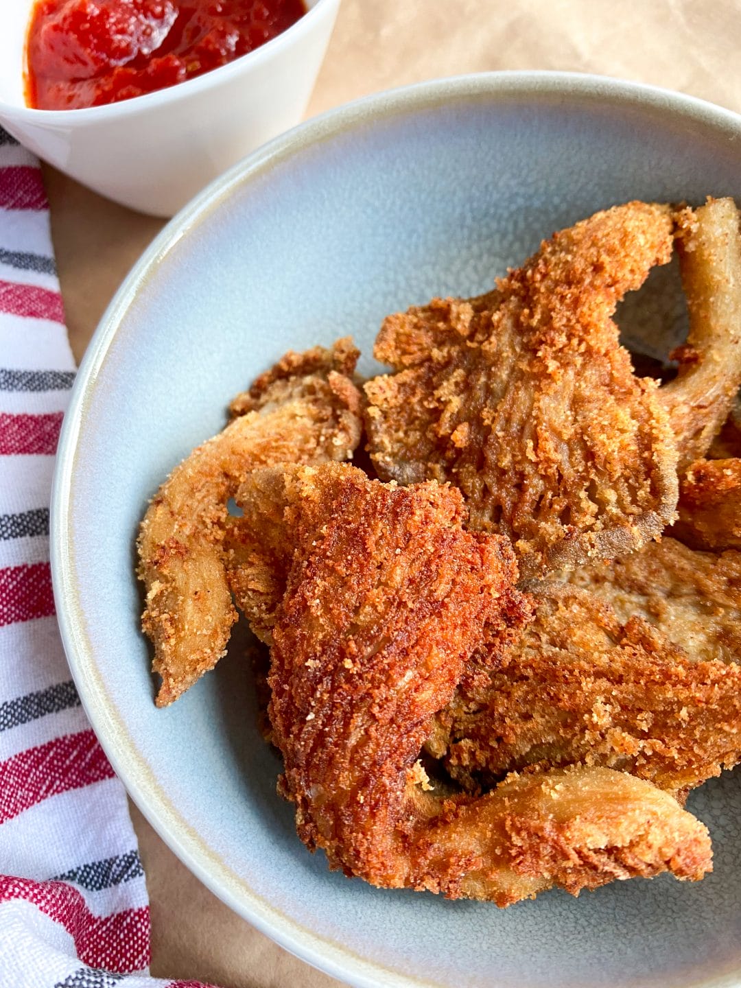 Picture of oyster mushroom fried chicken
